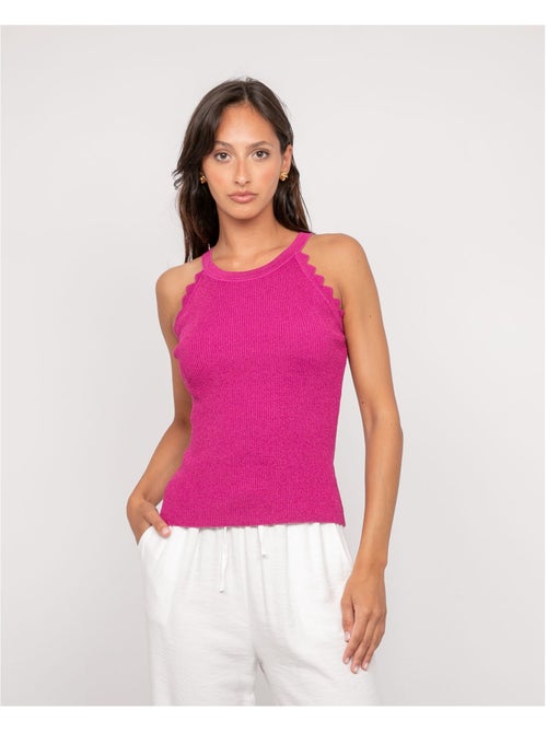 Top maille lurex FARMINI - Kiabi