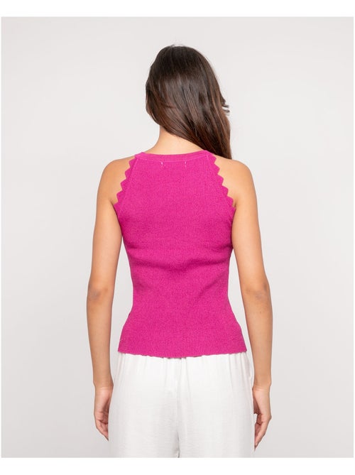 Top maille lurex FARMINI - Kiabi