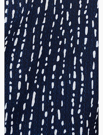 Top maille reliéfée imprimée - Damart