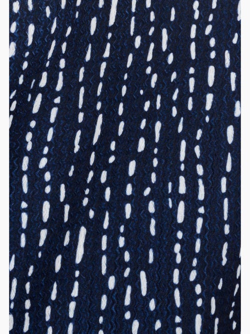 Top maille reliéfée imprimée - Damart - Kiabi