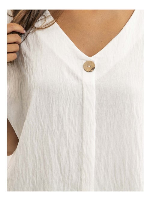 Top manches courtes découpes FOBELLA - Kiabi