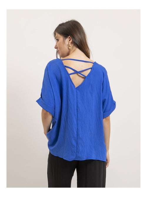 Top manches courtes découpes FOBELLA - Kiabi