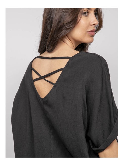 Top manches courtes découpes FOBELLA - Kiabi