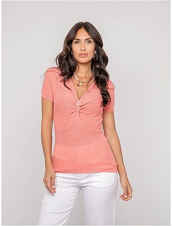 Top manches courtes lurex FEPALA
