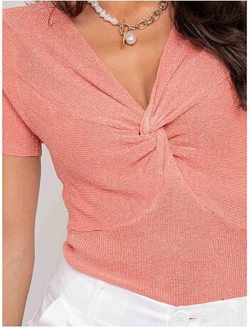 Top manches courtes lurex FEPALA