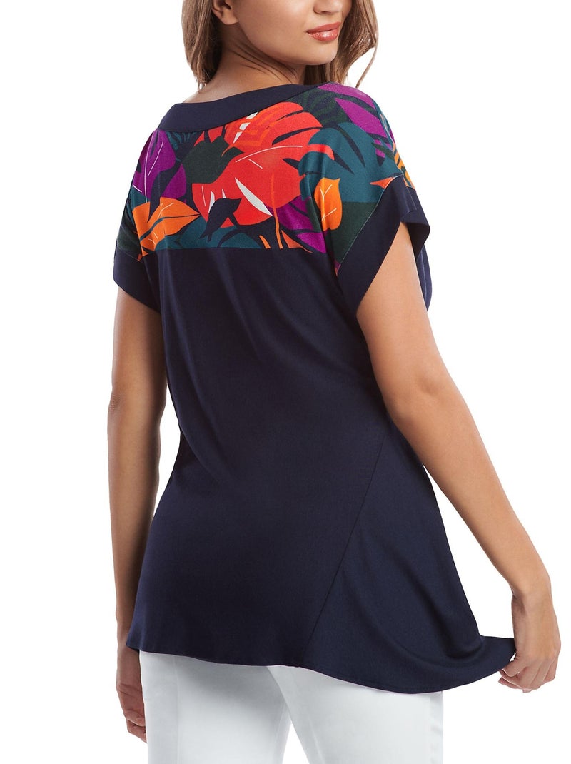 Top manches courtes Tenerife Bleu - Kiabi