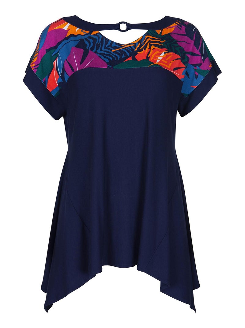 Top manches courtes Tenerife Bleu - Kiabi