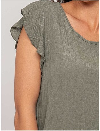 Top manches courtes volants FREMY