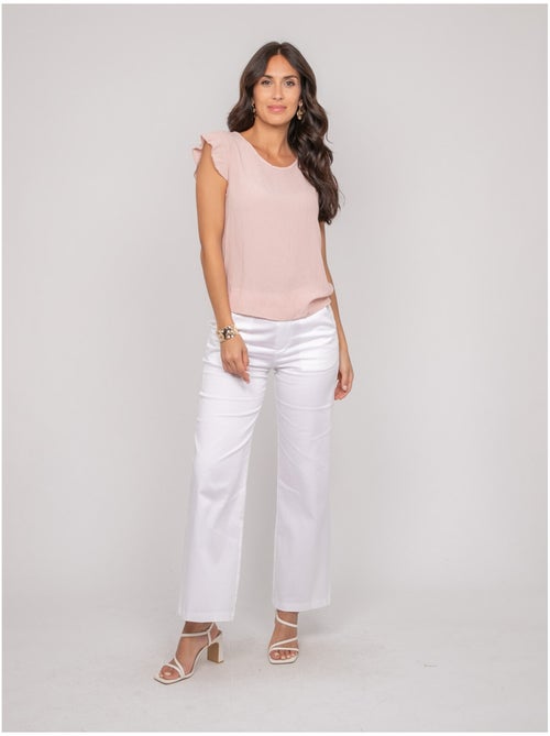 Top manches courtes volants FREMY - Kiabi