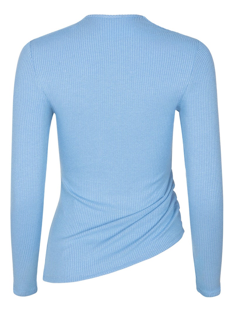 Top manches longues avant réglable Kenza Bleu - Kiabi