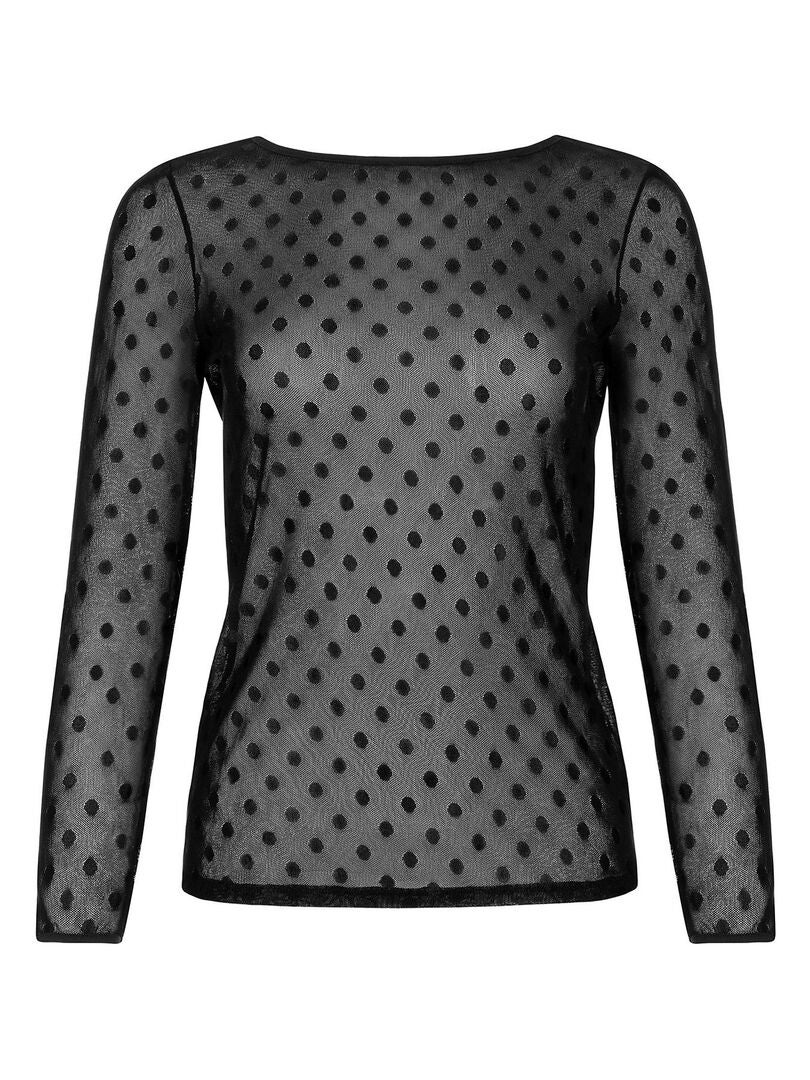 Top manches longues Candy - Noir - Kiabi - 57.50€