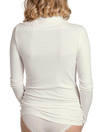 Top manches longues col haut Enjoy