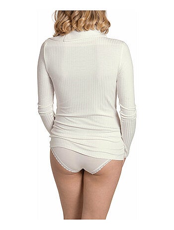 Top manches longues col haut Enjoy