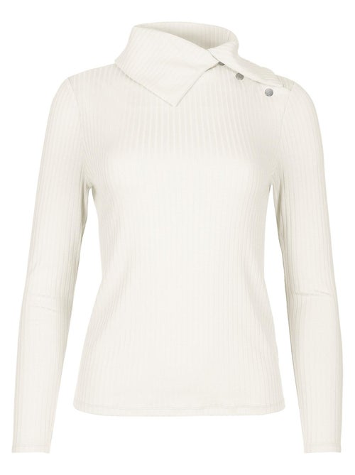 Top manches longues col haut Enjoy - Kiabi