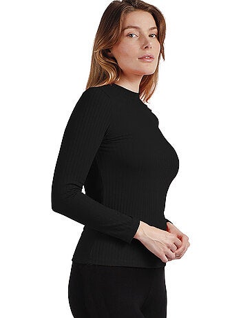 Top manches longues col montant Perkins