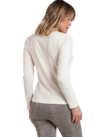 Top manches longues col V Pico