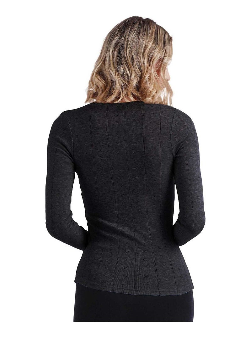 Top manches longues Desagujado Noir - Kiabi