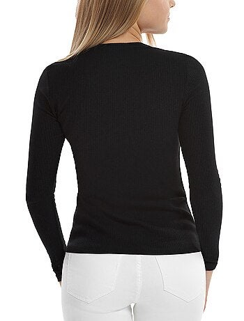 Top manches longues encolure réglable Kenza