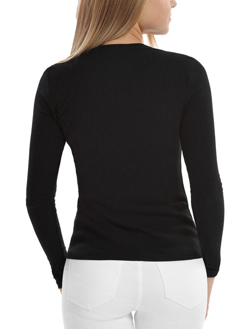 Top manches longues encolure réglable Kenza - Kiabi