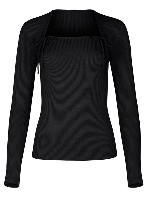 Top manches longues encolure réglable Kenza - Kiabi