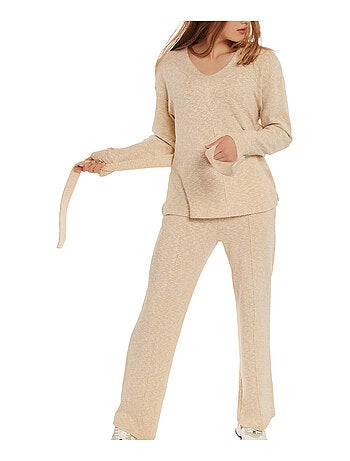 Top manches longues et ceinture Isadora