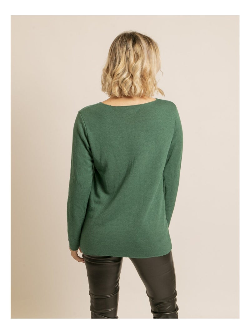 Top manches longues FIANOLA Vert - Kiabi