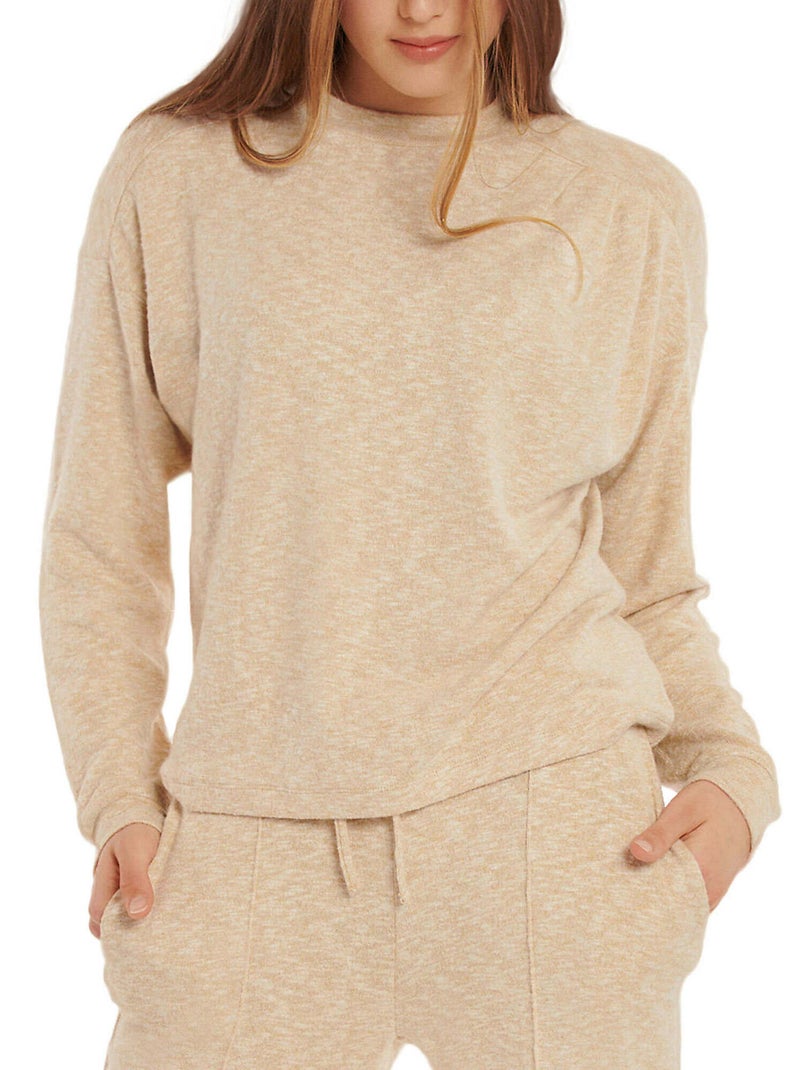 Top manches longues Isadora Beige - Kiabi