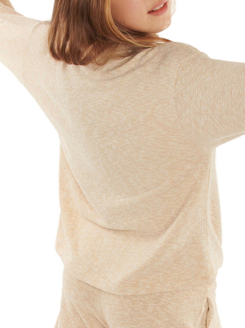Top manches longues Isadora Beige - Kiabi