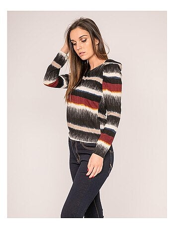Top manches longues motifs FILLO