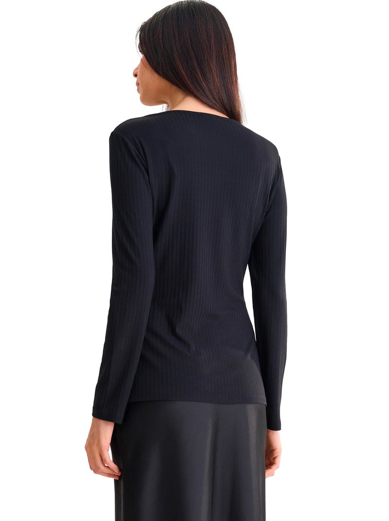 Top manches longues REMI Noir - Kiabi