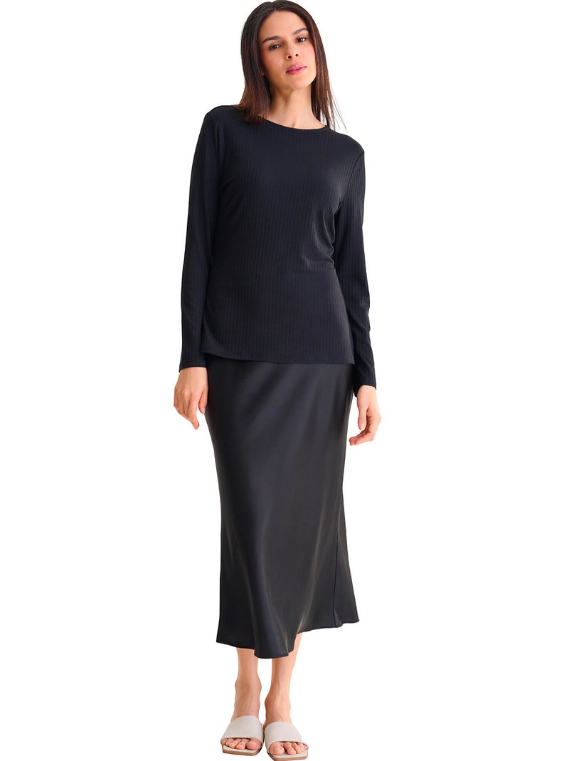 Top manches longues REMI Noir - Kiabi