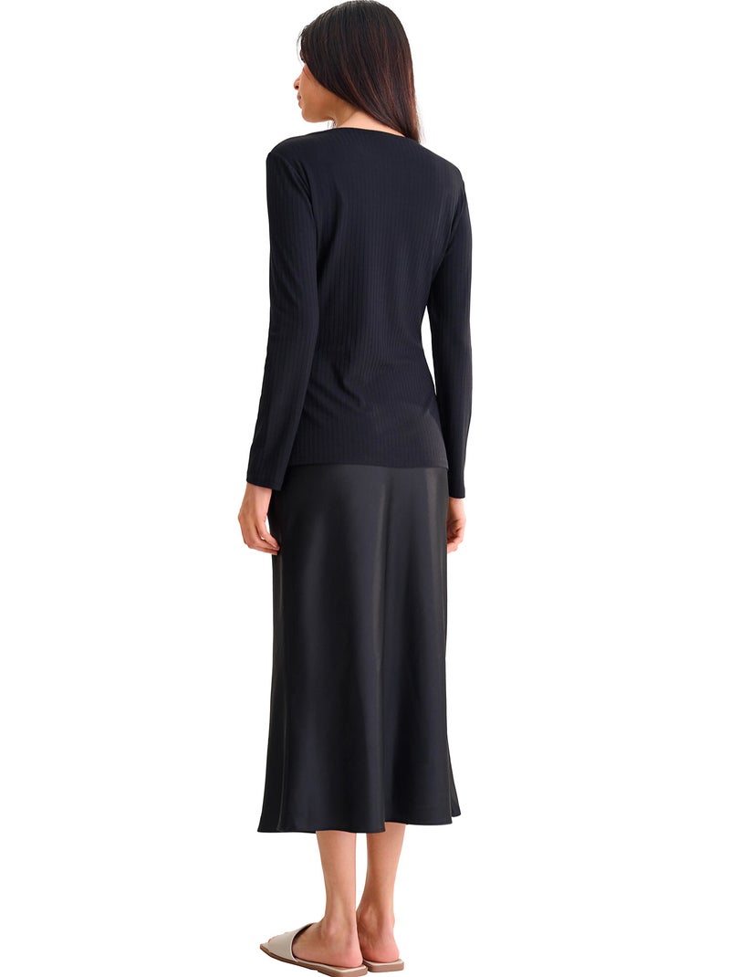 Top manches longues REMI Noir - Kiabi