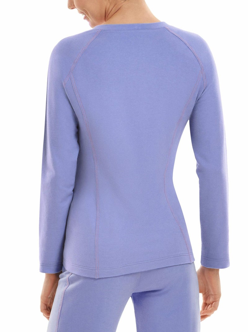 Top manches longues Youthful Violet - Kiabi