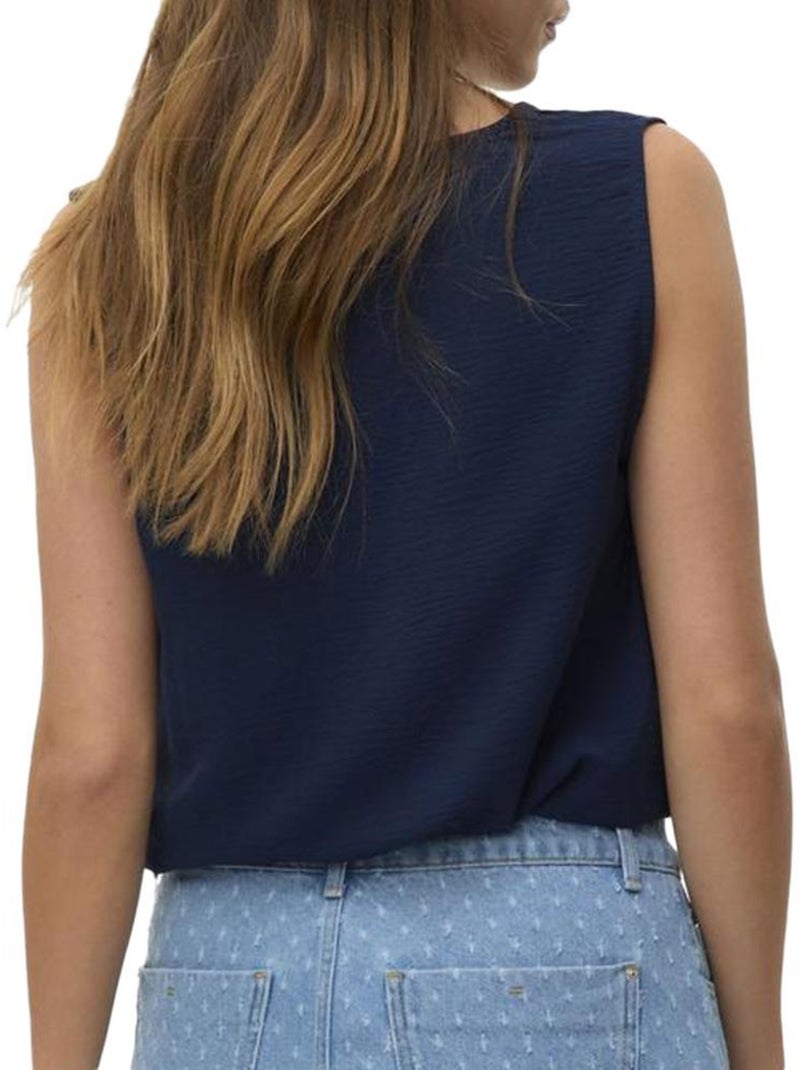Top Marine Femme Vero Moda Bleu marine - Kiabi
