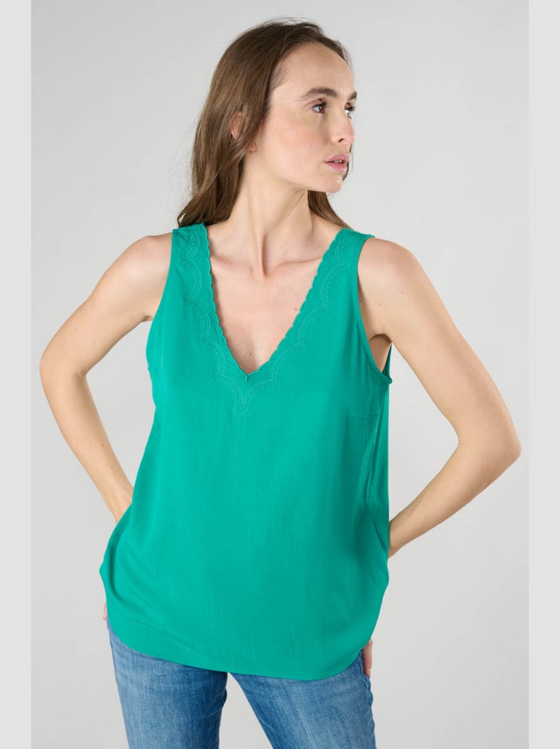 Top MARJOLI 'Le Temps Des Cerises' Vert - Kiabi