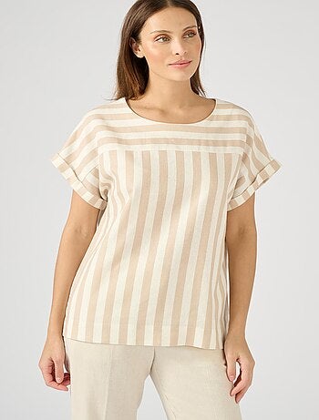 Top mélange lin - Damart