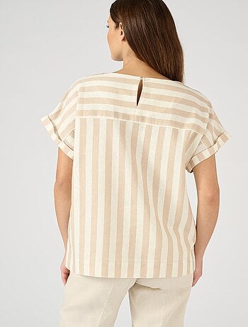 Top mélange lin - Damart