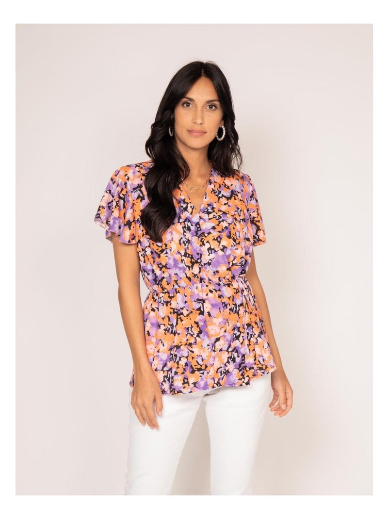 Top motifs FASKA Violet - Kiabi