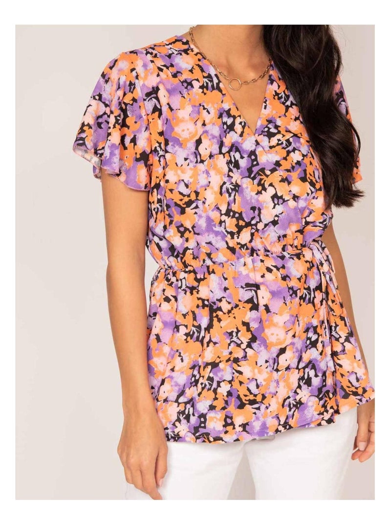 Top motifs FASKA Violet - Kiabi