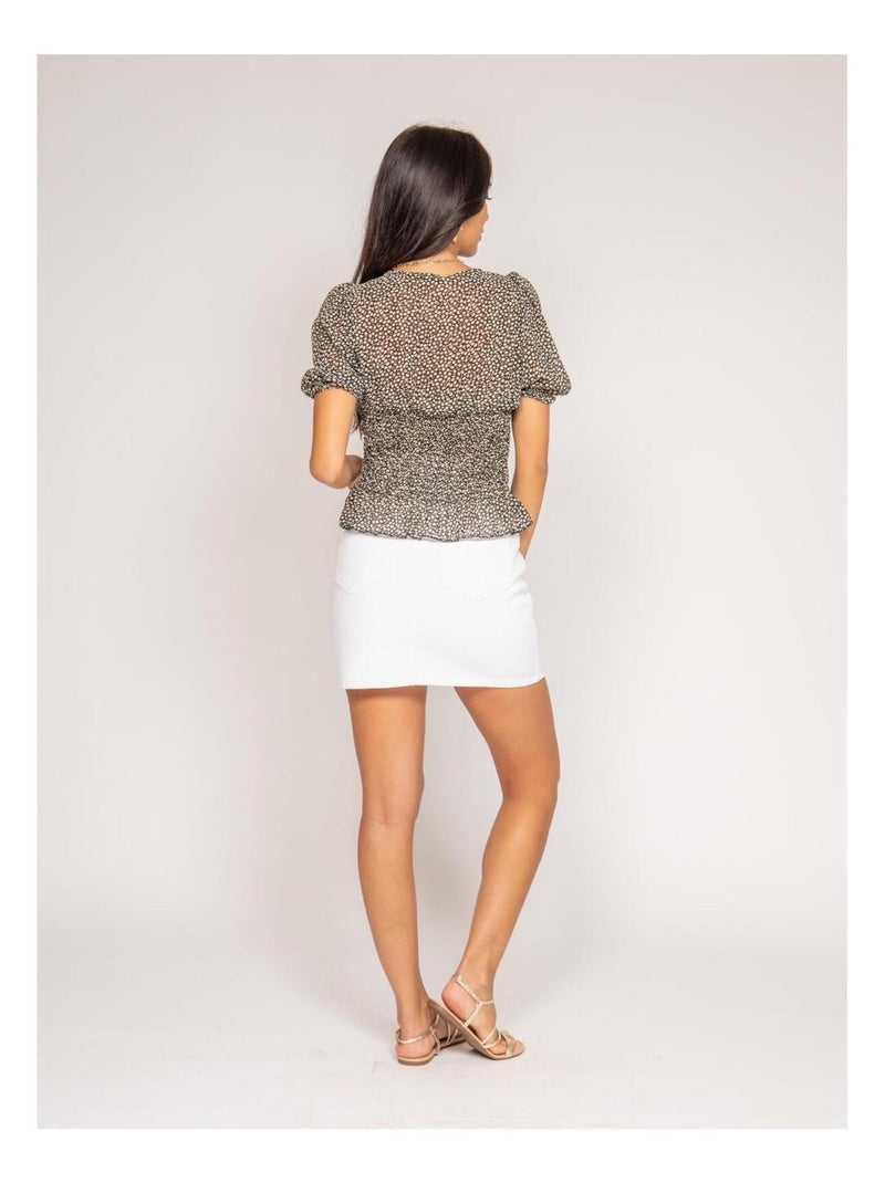 Top motifs FIDELINE Noir - Kiabi