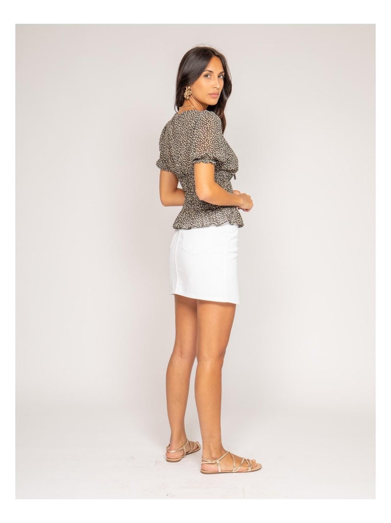 Top motifs FIDELINE Noir - Kiabi