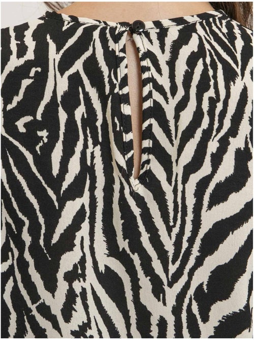 Top motifs zèbre FITINA - Kiabi