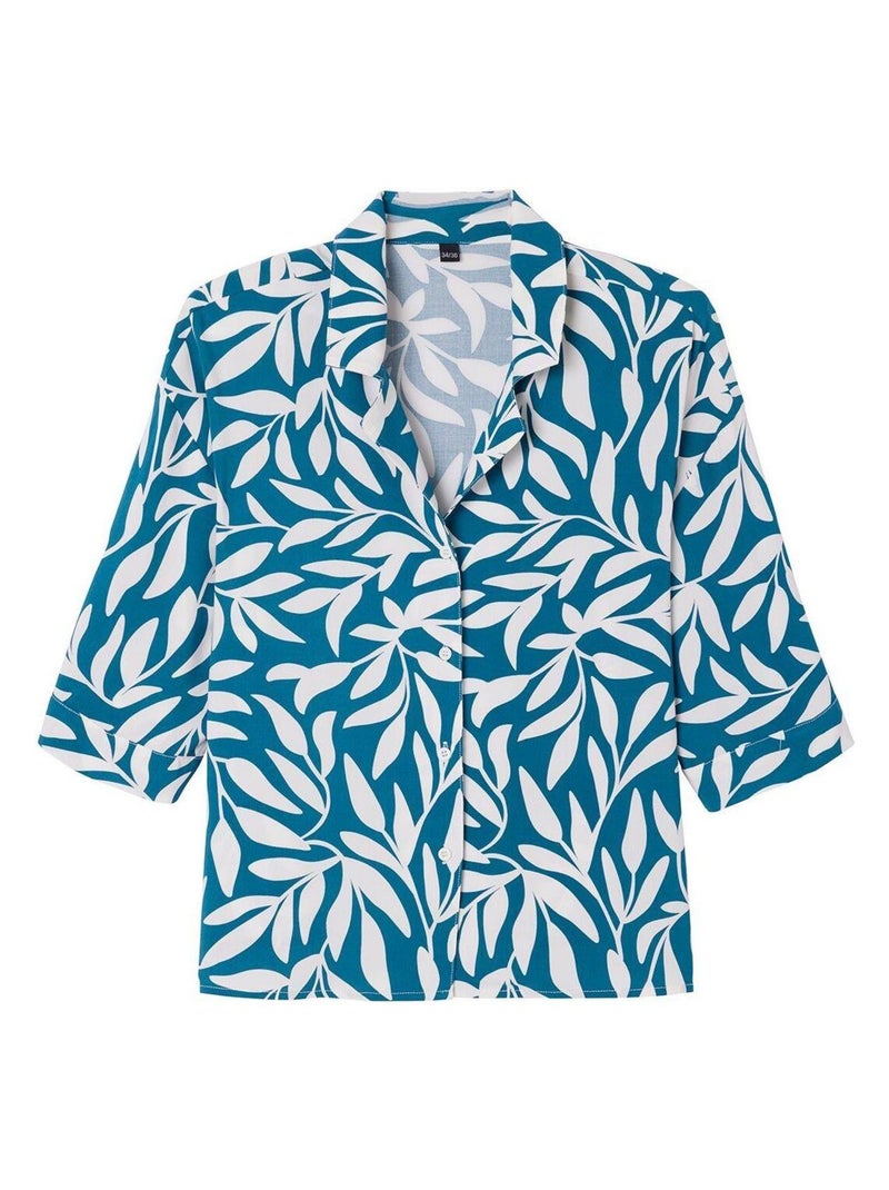 Top NANAYA - Camille Cerf & Pomm'Poire Bleu - Kiabi