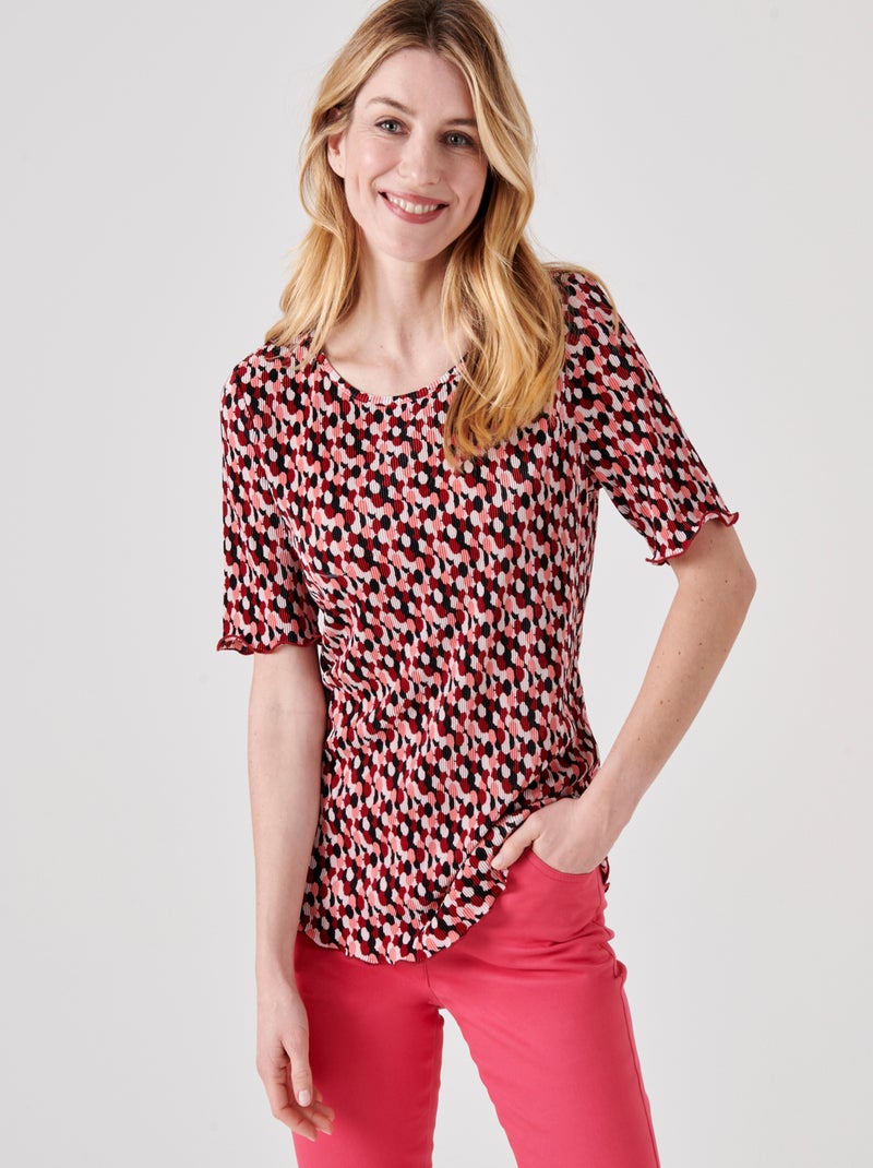 Top plissé permanent - Damart Rose - Kiabi