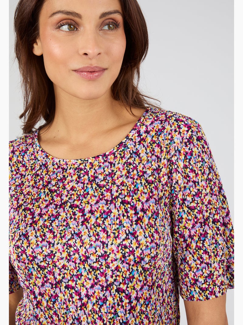 Top plissé permanent - Damart Violet - Kiabi