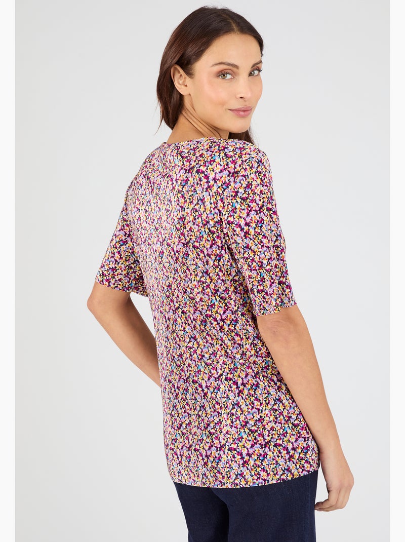 Top plissé permanent - Damart Violet - Kiabi