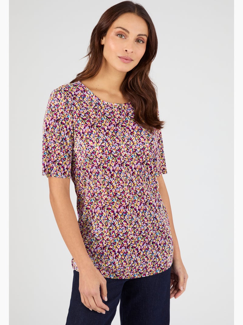 Top plissé permanent - Damart Violet - Kiabi