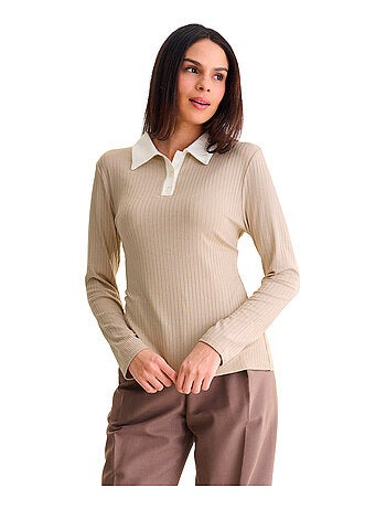 Top polo manches longues REMI