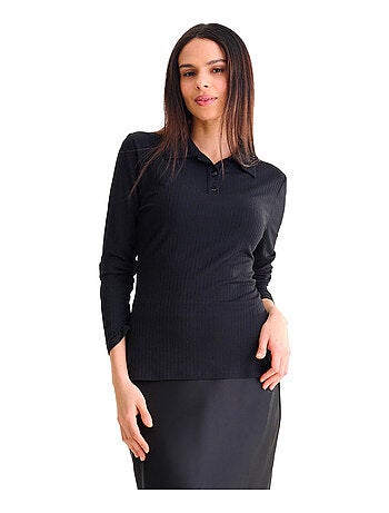 Top polo manches longues REMI