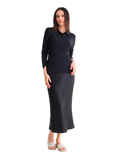 Top polo manches longues REMI - Kiabi